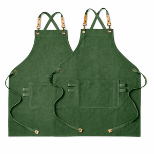 Premium Canvas Heavy Duty Oil-Resistant Reusable Bib Gardening Milk Tea Restaurant <b>Kitchen</b> Cooking Adjustable Waist Multiple - Product Image 5
