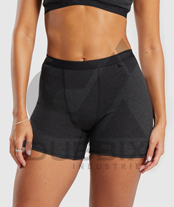 Pantalones cortos de entrenamiento para mujer, pantalones cortos de gimnasio para mujer, logotipo personalizable, pegatina, diseño de patrón de Color, pantalones cortos para mujer - Product Image 1