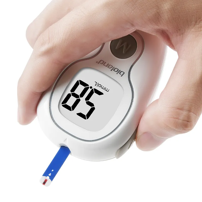 糖尿病モニタリング用の50個のテストストリップを備えた血糖計テストキット血糖コード無料