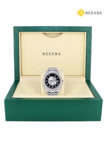 นาฬิกาอะนาล็อก Moissanite นาฬิกาหรูประกายเพชรในราคาที่ดีที่สุดนาฬิกาเพชรทั้งชุดจากผู้ผลิตที่เชื่อถือได้ - Product Image 5