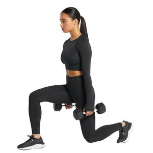 OEM Wholesale Top Trending Women Fitness Leggings in New Designs Gym Casual Wear Soft Stuff Elastic Waist Women <b>Yoga</b> Leggings - Product Image 4