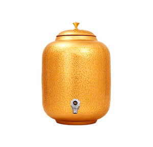 Wholesale Manufacture <b>Copper</b> Water Pot Customized Drinkware Luxury Design 100% Pure <b>Copper</b> Water Dispenser Pot - Product Image 4