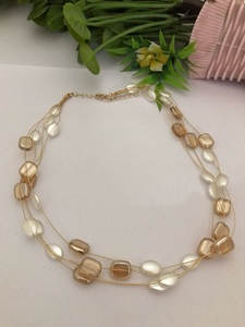 Gargantillas de moda collares conjunto de joyas de perlas para mujeres conjunto de joyas de boda india - Product Image 6