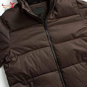 Chaquetas de Invierno Acolchadas para Hombre, de Alta Calidad, Servicio OEM al por Mayor, Chaqueta Oversize con Cuello Alto, Logotipo Frontal, Reversible - Product Image 2