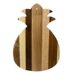 Tabla de cortar de madera de mango con asa para cocina Bandeja de servicio de pizza de comida de madera - Product Image 3
