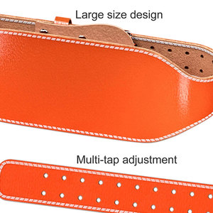 TWILL SPORTS TS-2102 Men's High Quality Cowhide Leather Weightlifting Belt <b>Adjustable</b> <b>Strap</b> Customizable Logo Fitness Safety - Product Image 5