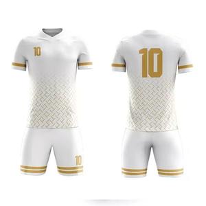 Maillots de football professionnels en gros, séchage rapide, design par sublimation, uniforme de football personnalisé, ensembles d'uniformes de sport - Product Image 6