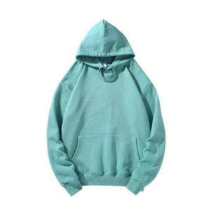 2024 invierno 100% algodón lavado suelto diario manga completa Terry sudadera hombres sudaderas con capucha para hombres y mujeres - Product Image 4