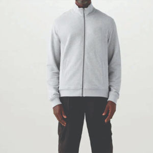 Sudadera con Cierre Completo para Hombre, 100% Algodón, Otoño, Talla Grande, Alta Calidad, para Uso Casual y Actividades Deportivas, Transpirable - Product Image 3