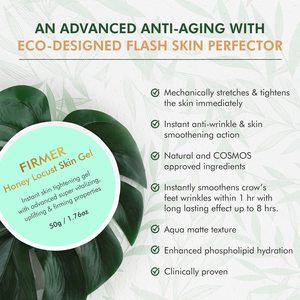 Gel raffermissant instantané pour la peau avec du miel pour une peau revigorante, raffermissante et vitalisante, pour le cou et le visage pour hommes et Women-50g - Product Image 3