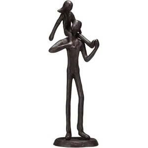 GROSSE REMISE ; figurines de couple en métal, sculptures qui améliorent l'ambiance émotionnelle dans les salons, les chambres à coucher ou les bureaux - Product Image 2