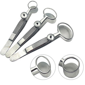 WORLD PRECISION SURGICAL Pince chirurgicale ophtalmique manuelle en acier inoxydable pour chalazion, certifiée CE Classe II pour la cyste du paupier - Product Image 1