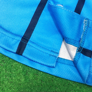 Bottond PINSTRIP ชุดเบสบอลของเด็กผู้หญิงผ้าคอตตอนปักลายเสื้อเจอร์ซีย์สีดำและสีขาว - Product Image 6