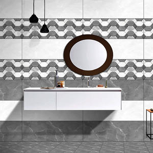 Azulejos de pared de cerámica de 300x900mm de la mejor calidad, diseño moderno, patrón de ladrillo de flores, cocina, baño, azulejos interiores impresos digitalmente - Product Image 2