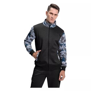 Prêt à Expédier Survêtement à Fermeture Éclair en Polyester 100% de Haute Qualité pour Hommes Ensembles de Sport d'Hiver avec Logo Personnalisé - Product Image 5