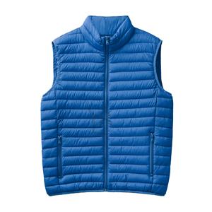 Chalecos cálidos con cuello levantado gruesos a prueba de viento para hombre, chaleco de burbujas, chaqueta sin mangas, Chaleco Ajustado Polar de lana, chaqueta sin mangas con cremallera completa - Product Image 1
