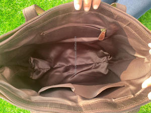 Nouvel arrivage de sacs fourre-tout en cuir de vachette stylés occidentaux sacs à provisions de transport dissimulés pour femmes de haute qualité à la mode - Product Image 6