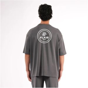 Camiseta al por Mayor, Nuevos Productos 2025, Serigrafía Personalizada, Estilo Desgastado por el Sol, Talla Grande, Color Gris, Unisex, Camiseta de Algodón de Alta Calidad - Product Image 6