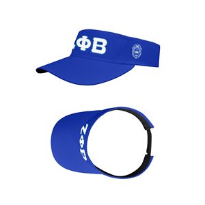 Gorra de Visera Azul de la Hermandad Zeta Phi Beta, Deportiva, Veraniega, Informal, 100% Acrílica - Product Image 2