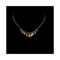 Collar de Cadena Italiano de Estilo Lujoso, Chapado en Oro de 18 Quilates, Oro Amarillo y Oro Rosa, para Regalos de Boda, Compromiso y Fiestas