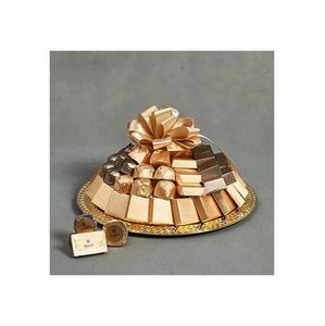 ถาดไม้และไม้ถูพื้นช็อคโกแลตของขวัญแบบกลมถาดเสิร์ฟช็อกโกแลต - Product Image 3