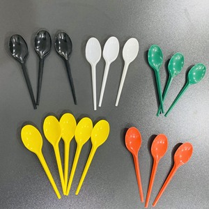 Cuillères en plastique jetables à long manche de style moderne à bas prix pour les fêtes, les soupes, les restaurants, la restauration rapide, cuillères à café colorées - Product Image 6