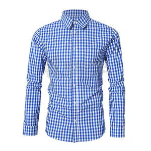 Fourniture directe OEM Chemises Trachten 100% coton pour hommes Respirant à séchage rapide et anti-rétrécissement Conçu en usine - Product Image 1