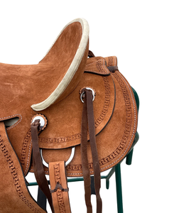 ชุดนักแข่งม้าหนังแท้คุณภาพพรีเมี่ยมอานม้าแบบตะวันตกและอังกฤษสำหรับขี่ม้า - Product Image 4