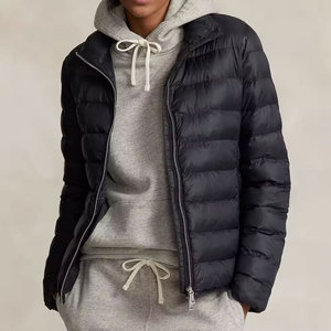 Veste bomber rembourrée à bulles légère, logo personnalisé OEM, veste d'hiver personnalisée, veste matelassée imperméable - Product Image 3