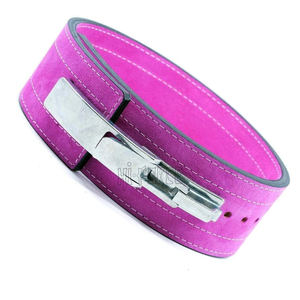 Ceinture de musculation en cuir de vachette personnalisée avec logo, 13 mm, pour la musculation, avec boucle de puissance pour la musculation, pour un usage sportif - Product Image 1