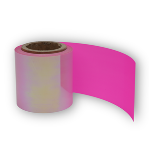 Película de Poliéster Extra Brillante en Colores Fluorescentes F300, PF300, PF350 para Impresión de Etiquetas y Embalajes para Lentejuelas - Product Image 2