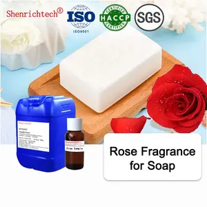 Sapone floreale base fragranze di profumo di Rose olio per sapone da bagno bar lavata sapone per fare il bucato