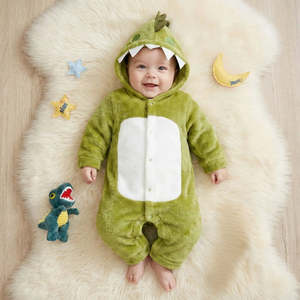 Mono de Invierno para Bebé Niño, Diseño de Dinosaurio - Product Image 2