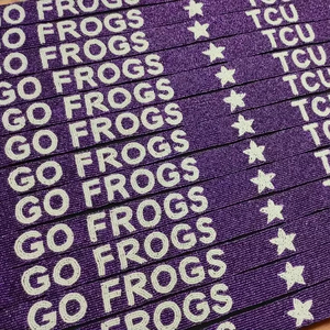 Sangle de sac à main personnalisée GAME DAY faite à la main avec des perles, sangle de luxe en perles de Texas pour sacs bandoulière par glowin fashion - Product Image 1