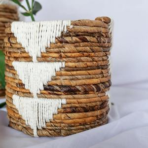 Meilleure Collection Organisateur de stockage de jacinthe d'eau écologique Panier de rangement de cuisine peu encombrant Prix de gros - Product Image 5