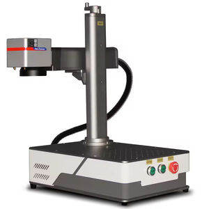 เครื่องทำเครื่องหมายไฟเบอร์เลเซอร์แบบพกพาทำจากสแตนเลสโลหะโลโก้20W 30W - Product Image 1