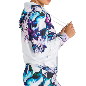 Sudadera con Capucha de Invierno para Mujer, Estilo Urbano, con Logotipo Personalizado, Estampado de Letras, para Entrenamiento Activo, con Impresión por Transferencia de Calor, Fabricantes OEM - Product Image 2