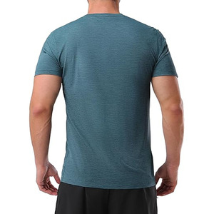 Camiseta de Hombre 100% Algodón, Manga Corta, Antiarrugas, Transpirable, Ecológica, Corte Casual, Color Sólido, Cargada por Dress Sports - Product Image 3
