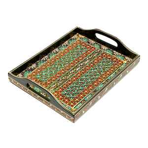 2024 Eco-friendly Hand Painted <b>Adjustable</b> Bed <b>Table</b> Breakfast Tray Traditional Design - Product Image 1