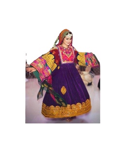 Vestidos Kuchi afganos étnicos Vintage, ropa de fiesta tradicional con colores vibrantes, decoración de encaje para eventos tradicionales paquistaníes - Product Image 1