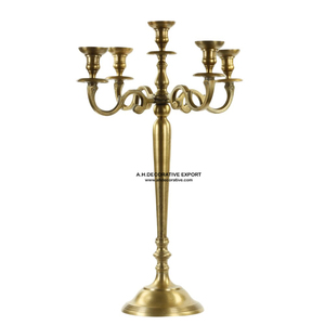 Wedding Centerpiece <b>Candelabra</b> with 5 Arms Candle Holder Floor & Tableware Luxurious Lighting Decorating Candle Stand - Product Image 3