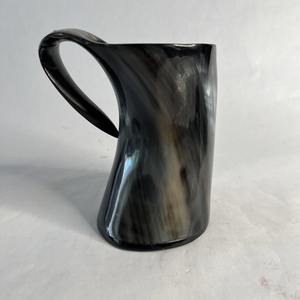 Auténtica taza de cuerno vikinga hecha a mano para hidromiel, cerveza y recreaciones temáticas medievales - Product Image 2