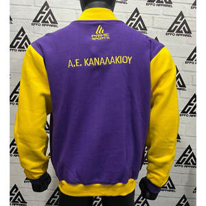 Blousons de baseball d'hiver respirants style hip-hop urbain pour hommes, 100 % polyester, col montant, vente en gros - Product Image 2