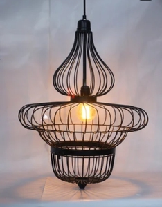 Azora Industries Suspension moderne pour la décoration de la maison Plafonnier en fer sans ampoule Lampe suspendue - Product Image 3