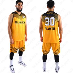 Camisetas de baloncesto personalizadas Camiseta de baloncesto de alta calidad Camiseta de baloncesto impresa por sublimación Uniforme de baloncesto de hombre personalizado OEM - Product Image 1