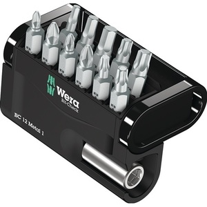 <b>Screwdriver</b> Bit <b>Set</b> WERA Bit-Check 12 Metal 12-Piece PH/PZD/TX/Hex - Product Image 1