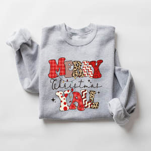 สเวตเตอร์คริสต์มาสแขนยาวคอกลมแขนยาวสำหรับทุกเพศเสื้อกันหนาวผ้าฝ้ายสำหรับฤดูหนาว - Product Image 4