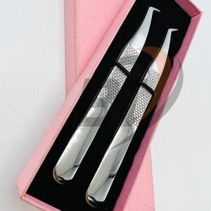 แหนบถอนขนตาแบบยั่งยืนแหนบขนตาสแตนเลสพร้อมปลายแหลมแบรนด์ตามสั่ง - Product Image 3