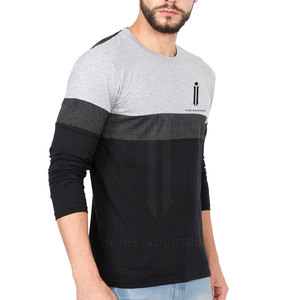 เสื้อยืดสำหรับผู้ชายทุกเพศเสื้อยืดแขนยาวผ้าฝ้าย100% แขนเต็ม2025 - Product Image 1