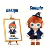 Shengye Fabricant Fiable – Nouvelle Tenue Kawaii à Carreaux Pastoral, Figurine Fille Florale en Peluche pour Mascotte de Fleuriste